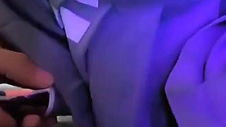 Short Skirt Girl's Chest Pinching Humiliation