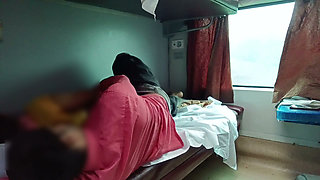 Bride celebrated her wedding night with brother-in-law in the train for the first time in a moving train with brother-in-law