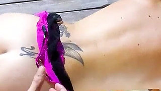 Horny skinny teen Jordanne fucked by step brother with big cock on vacation by the pool