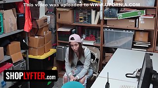 Hayden Hennessy In Perv Security Officer Bends Over Naughty And Makes Her Regret Stealing