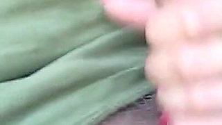 On the Bus a Stranger Helps with a Handjob