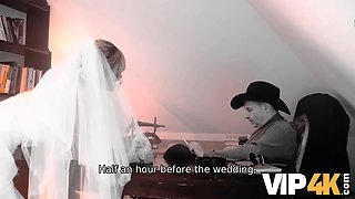 Vip4k. the tv was revved on and showcased all guests how hot the bride can fuck
