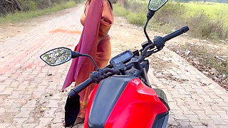 Desi Village Hot Sali Fucking First Time with her Jija In outdoor, Hot sali fuck xxx video tight pussy fuck