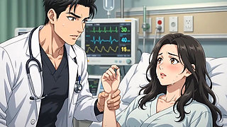 Horny doctor seduce milf and fuck her ass hard