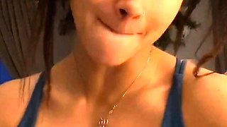 Beautiful brunette with big boobs jerk off instrucions