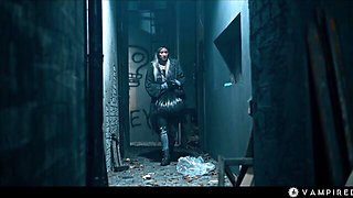 Veronica and Little's vampire action