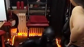 Piss Drenched Submissive Licking Golden Shower From Mature Domme