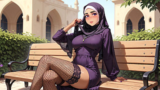 Hijab Anime Girl Layla Extra Dia Show