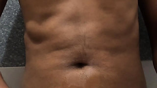 Sitting in washroom and thinking about my horny step mom and masturbating .