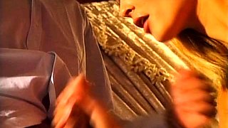 Gorgeous brunette babe fucked hardcore in the bathroom