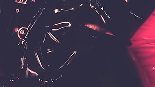 Curvy MILF Teasing in Latex, Seducing in Stockings and so Wet in Pvc (arya Grander)