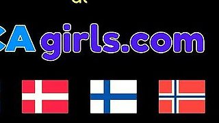 Kinky Danish Slut in a BDSM Gangbang