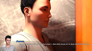 Amnesia: sexy handsome blondie naked  in the toilet s2ep.4