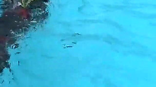 Wetsuit Bondage Mermaid Slippery Pool Kink with Fins, Rope & Deep Diving