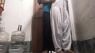 Indian College Student and Teacher