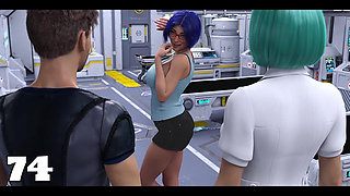 Stranded in Space - Blue Haired MILF Want Threesome with Me & Hot Busty Doctor