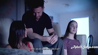 Stepdad Fucks All His Busty Friends - Anal Sex Party with Hazel Moore, Liz Jordan, Hailey Rose