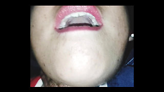 Fucking with a busty girl who likes to eat dick whenever she misses school