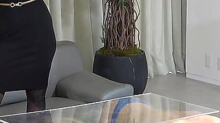 Human Furniture, Two Masochists Kept as Pets in the Mistress's House Are Turned Into Human Tables