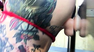 Pink pussy and ass kinky solo toy fun
