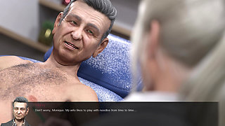 Hot Nurse Sucked Horny Oldman's Cock