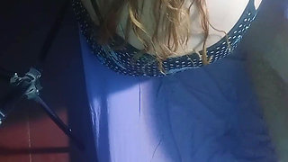 Short Dress and Magic Hands on the Mattress