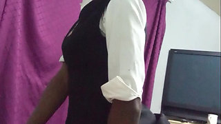 18 Year Old Horny School Girl, Sucks and Ride Cock for a First Time, Her Face Shows Enjoyment with Older Man