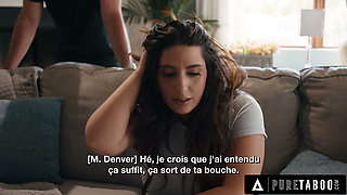 PURE TABOO Pervert Man Tricks Teacher Into Rough Sex To Save Her Reputation - FRENCH SUBTITLES