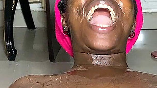 4!! Perverted African Sluts Femdom Piss and Spit Fun