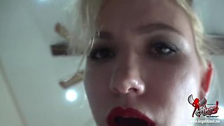 Amateur Blonde Angel The Dreamgirl in Horny Bodysuit Game - Bondage Rope Orgasm with Sex Toy