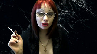 Intimidating you cum till i will finish my sigaret