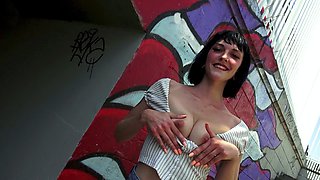 I creampied this Belgian tourist's in the public toilet