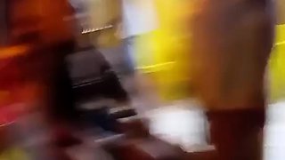 Amateur grabbing big boobs tease