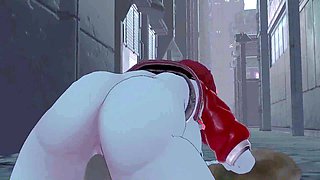 Riding, cyberpunk, anime