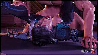 Luna Snow Gets A Little Help From Johnny [marvel Rivals] (enimatorx)