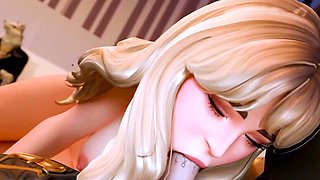 Sabrina being a public slut - fortnite animation