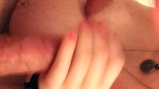 Sucking His Cock During My Bath