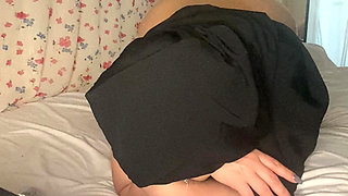 Hot Milf spreads her pussy open for African BBC Lover.