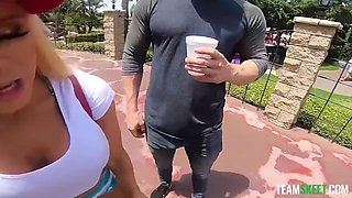 Big Ass Baseball Babe Facial