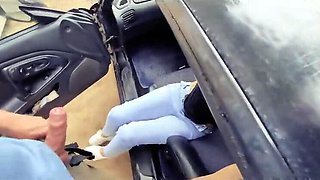 Public Car Sex with Stranger - Amateur Fuck on the Street - Big Natural Tits