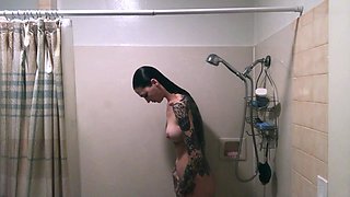 Sexy webcam brunette with big boobs