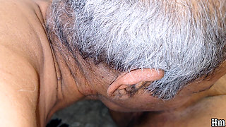 Indian Desi Old Man Fucking to His Stepson Girlfriend