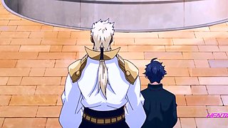 Prince fills up shy boy's anime hole with creamy finish