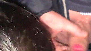 Frustated Gangbang at the X Cinema