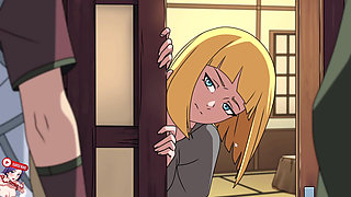 The best Naruto blowjob. Samui of Rhodilas swallows everything. Pt 4