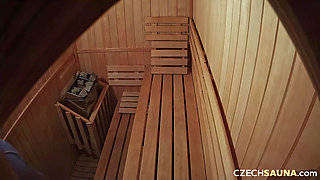 Czech Sauna 22: Monster Tits in a Steamy Sauna!