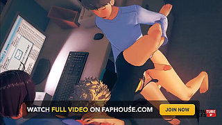 Persona 5 Yaoi - Ryuji Sakamoto in Middle of a Threesome