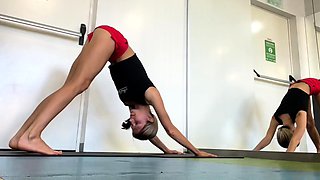 Sexy yoga session