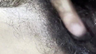 [close up] Latina Arab Goddess Fingering Her Own Hairy Pussy to Orgasm