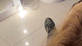 The Moans of the Stranger's Submissive Wife Cause a Storm of Hard Fisting with a Leash